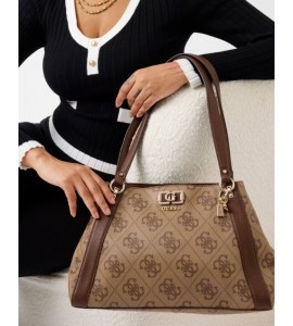 GUESS KARNILLA LOGO OS990122 LATTE LOGO/BROWN