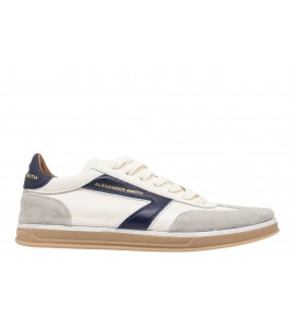 ALEXANDER SMITH UOMO SNEAKERS TMM3351WBL WHITE BLUE