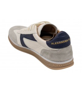 ALEXANDER SMITH UOMO SNEAKERS TMM3351WBL WHITE BLUE