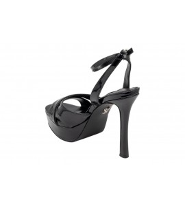 STEVE MADDEN SANDALO RAIDS BLK PATENT