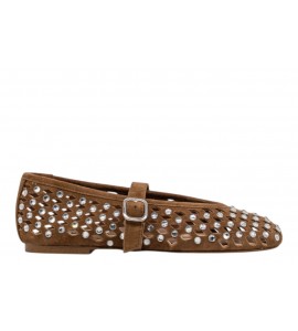 STEVE MADDEN BALLERINA REHUN chestnut SUEDE