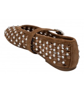 STEVE MADDEN BALLERINA REHUN chestnut SUEDE