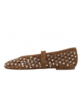 STEVE MADDEN BALLERINA REHUN chestnut SUEDE