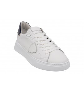 PHILIPPE MODEL UOMO TEMPLE LOW BTLU V018 BLANC-BLU
