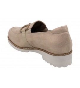 ELITE TOMASI MOCASSINO LEANDRA IN CAMOSCIO beige
