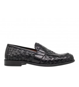 EXTON MOCASSINO INTRECCIATO 9971 nero