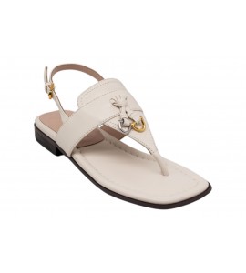 COCCINELLE SANDALO E4U2F400101 N17 LOOP SMOOTH BIANCO