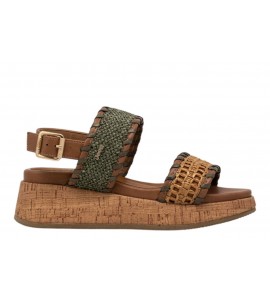 JEEP donna JL61591A 020 KARINA RAFFIA MILITARY