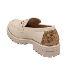 ALVIERO MARTINI MOCASSINO 2445/0289/A630 OFF WHITE/GEO BEIGE