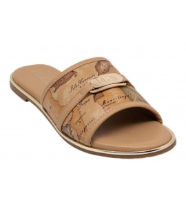 ALVIERO MARTINI ciabattina 2450/0371/B156 BEIGE GEO/CAMEL