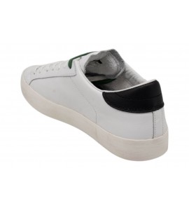 DATE UOMO M441-HL-CA-WB HILL LOW CALF WHITE-BLACK
