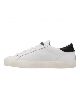 DATE UOMO M441-HL-CA-WB HILL LOW CALF WHITE-BLACK