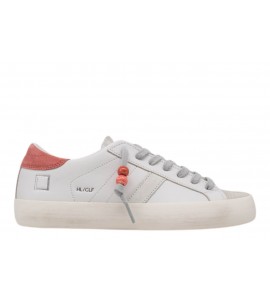 DATE donna W441-HL-CA-HR HILL LOW CALF WHITE-CORAL