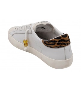 DATE donna W441-HL-CA-WD HILL LOW CALF WHITE-LEOPARD