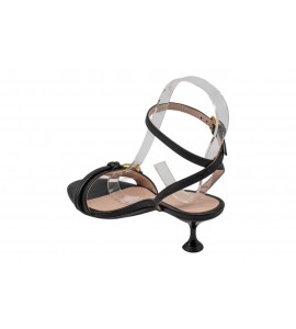 COCCINELLE SANDALO E4U7S180301 001 FINN NEGRO