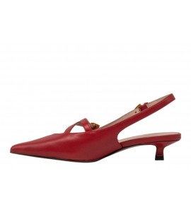COCCINELLE slingback E4U0R210201 R02 GINKO SMOOTH SCARLET