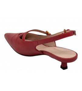 COCCINELLE slingback E4U0R210201 R02 GINKO SMOOTH SCARLET
