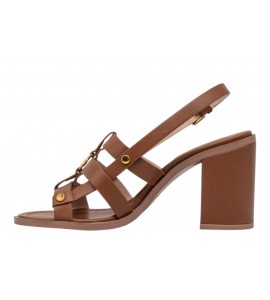 COCCINELLE sandalo E4U1O180201 W11 C-EASY COW COGNAC