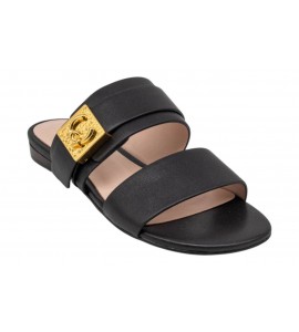 COCCINELLE CIABATTINA E4U7Q170101 001 C-ME LOCK NOIR