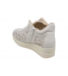 RUCOLINE MINNIE 226 pizzo calf pu bianco