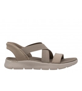 SKECHERS sandalo Slip-ins GO WALK Flex Glimmer 141489 taupe