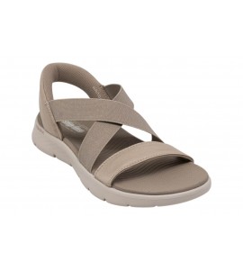 SKECHERS sandalo Slip-ins GO WALK Flex Glimmer 141489 taupe