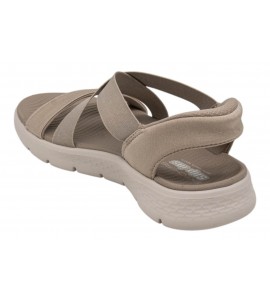 SKECHERS sandalo Slip-ins GO WALK Flex Glimmer 141489 taupe