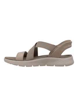 SKECHERS sandalo Slip-ins GO WALK Flex Glimmer 141489 taupe