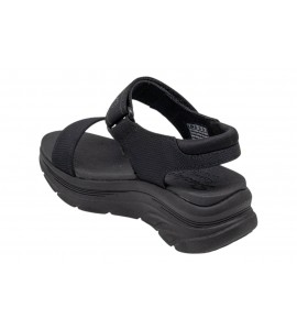 SKECHERS sandalo Relaxed Fit D’Lux Walker New Block 119226 BLACK