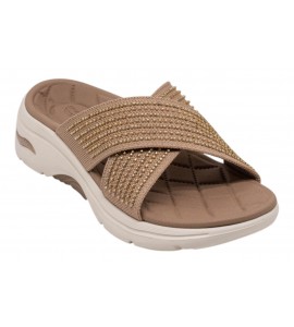SKECHERS CIABATTA GO WALK Arch Fit 2.0 ARLENE 140838 tan