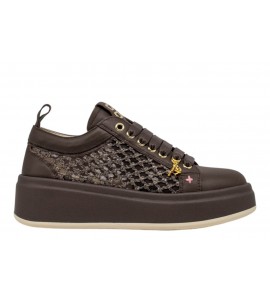 GIO+ SNEAKER OLIVA50C COMBI RAFFIA MORO