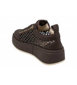 GIO+ SNEAKER OLIVA50C COMBI RAFFIA MORO