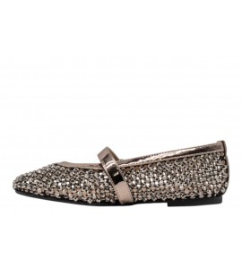 ALMA EN PENA BALLERINA CON STRASS V261255 PEWTER