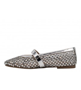 ALMA EN PENA BALLERINA CON STRASS V261255 SILVER