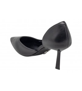 STEVE MADDEN DECOLLETE VENA BLACK LEATHER