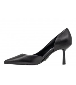 STEVE MADDEN DECOLLETE VENA BLACK LEATHER
