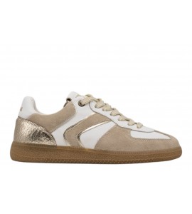 VERBENAS DONNA SNEAKERS SORA SIVELA BLANCO/CRUDO/ORO