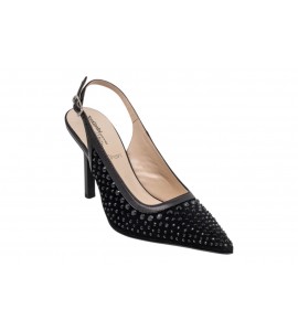 NERO GIARDINI DECOLLETE E615431DE/100 AROLD VELO NERO