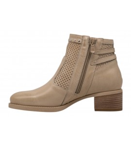 NERO GIARDINI STIVALETTO E615070D/439 ELBA COL. CHAMPAGNE