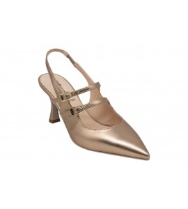 NERO GIARDINI DECOLLETE E615412DE/434 LAMINATO COL. SAND