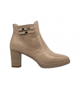 NERO GIARDINI STIVALETTO E615080D/439 ELBA CHAMPAGNE