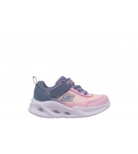 SKECHERS BAMBINA Kids' S-Lights: Sola Glow - Ombre Deluxe 303714L/GYPL