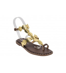 ALMA EN PENA sandalo basso V268201 NAPA COFFEE