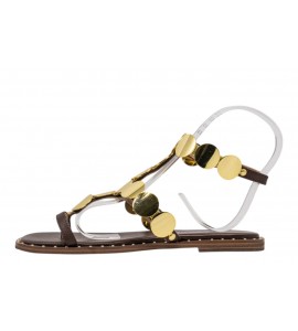 ALMA EN PENA sandalo basso V268201 NAPA COFFEE