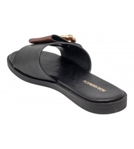 NOA HARMON ciabattina 9979-67 GRAPE BLACK-CUERO