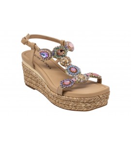 ALMA EN PENA sandalo con zeppa V266501 NAPA SAND