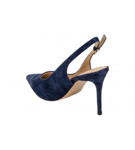 CHICONIC slingback 203.01.26CM.nvy CAMOSCIO navy
