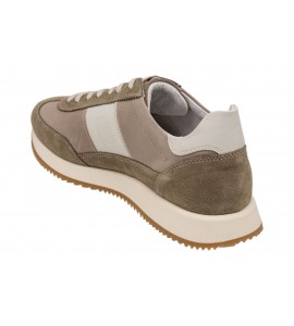 NERO GIARDINI uomo sneaker E601112U/501 VELOUR ARGILLA