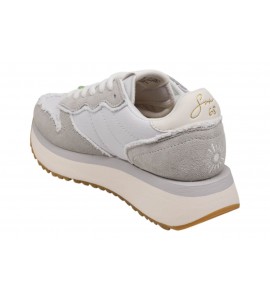 SUN68 DONNA Z36223/01 BIG STARGIRL CANVAS BIANCO