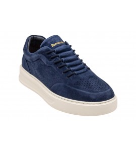 BARRACUDA UOMO BU3612 PHOENIX CAMOSCIO NAVY